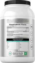 Horbäach multi collagen protein container showing nutritional supplement facts and ingredient list