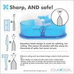 EQUADOSE V2 ergonomic pill splitter device on a clean background