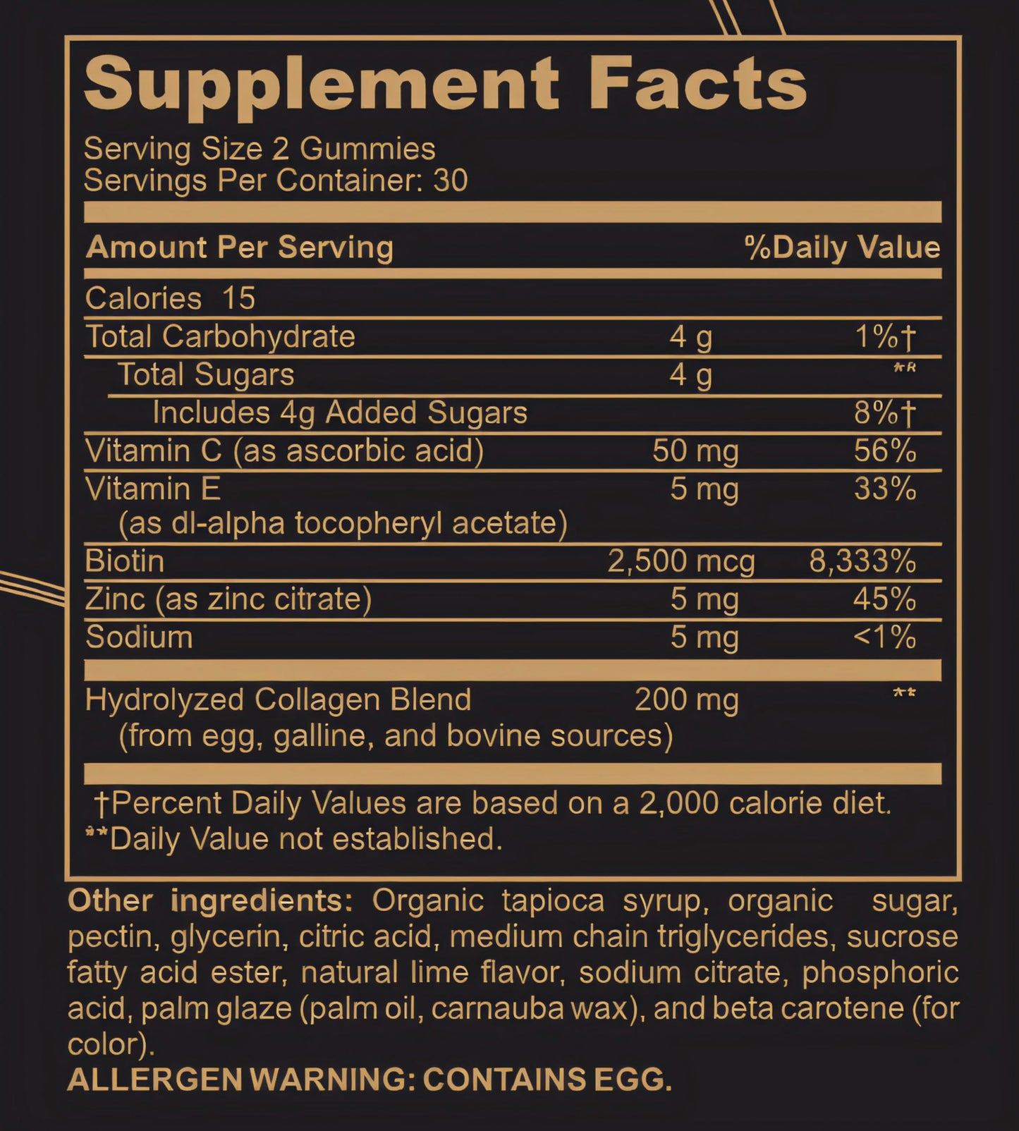 Authentic USA imported Black Girl Vitamins showing 60 count collagen chewable supplements.