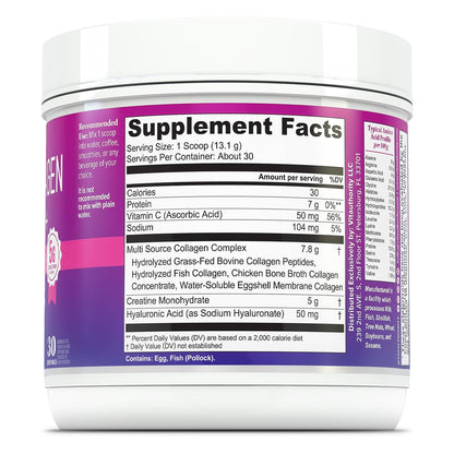 Vitauthority Multi Collagen plus Creatine USA imported premium dietary supplement packaging.