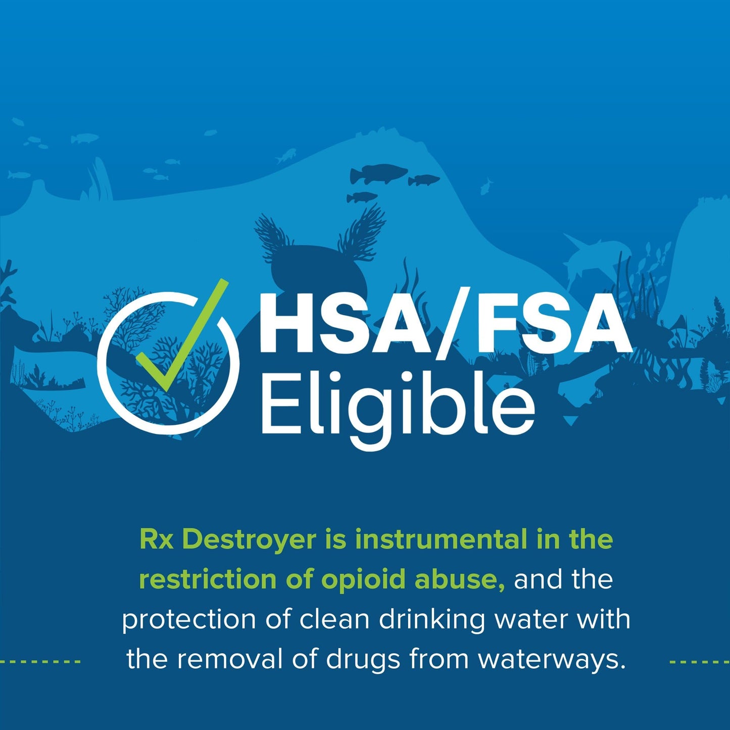 Rx Destroyer chemical digestion bottle demonstrating the safe four step loading process