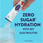Side panel of Pedialyte Berry Frost packaging highlighting sodium and potassium contents