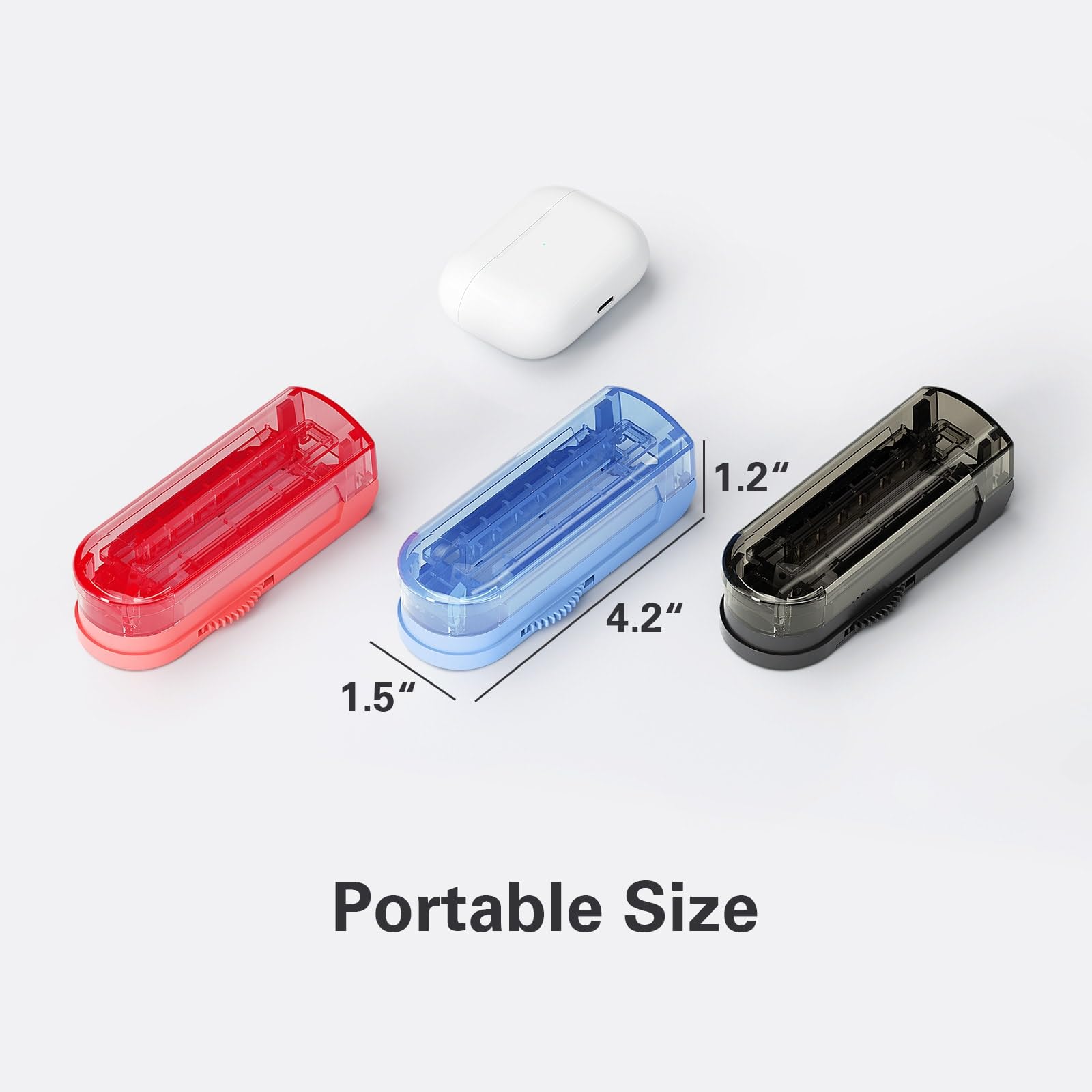 Bug Hull portable pill divider compact design for senior care and pet medication.