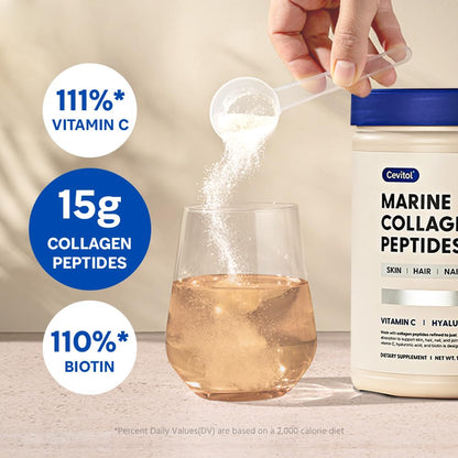 Cevitol premium USA imported marine collagen jar for hair and nail strength