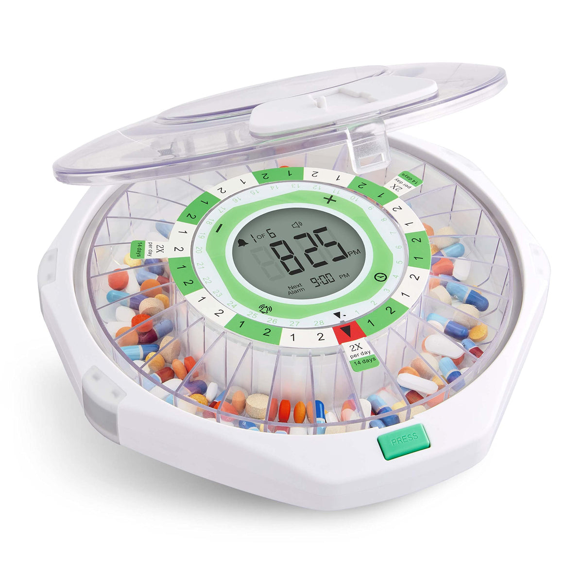 Live Fine medication organizer replacement key profile view
