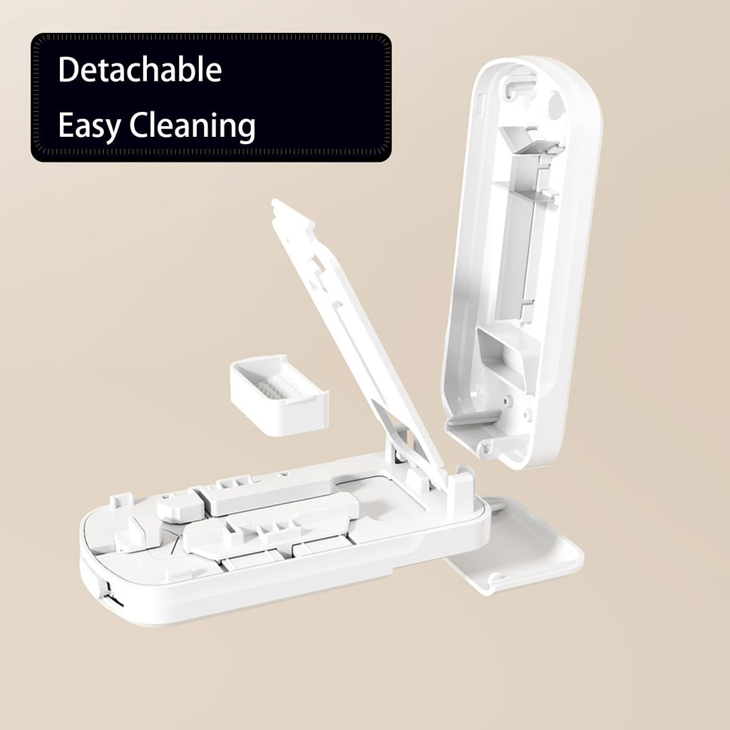 YULIKIKER travel pill splitter case showing compact size for medication management