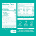 Further Food Hydrolyzed Type 1 and 3 collagen powder container displaying health benefits for skin and joints.