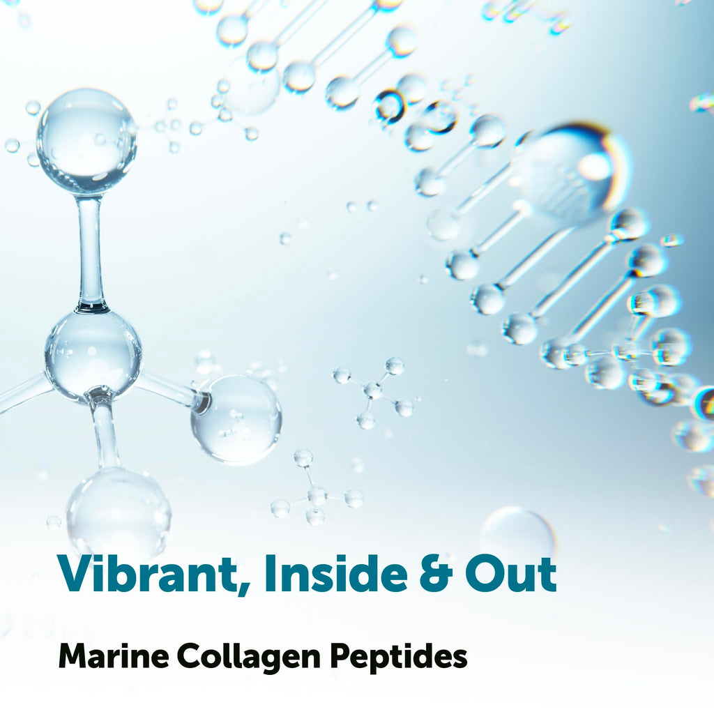 Micro Ingredients beauty collagen protein powder next to a morning cup of coffee.
