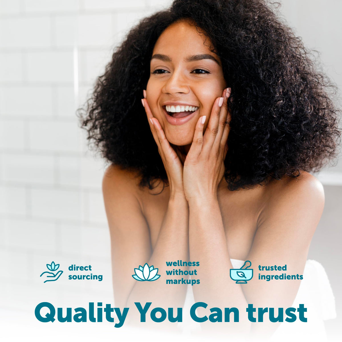 Pure hydrolyzed fish collagen peptides highlighting joint flexibility and skin hydration benefits.