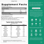 Needed prenatal collagen supplement nutritional information panel showing protein content