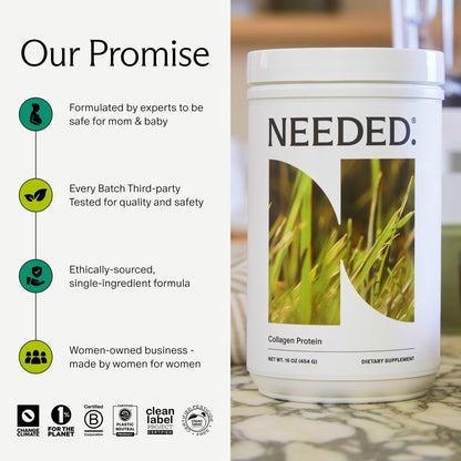 Sustainably sourced pasture raised bovine hydrolyzed collagen peptides for women