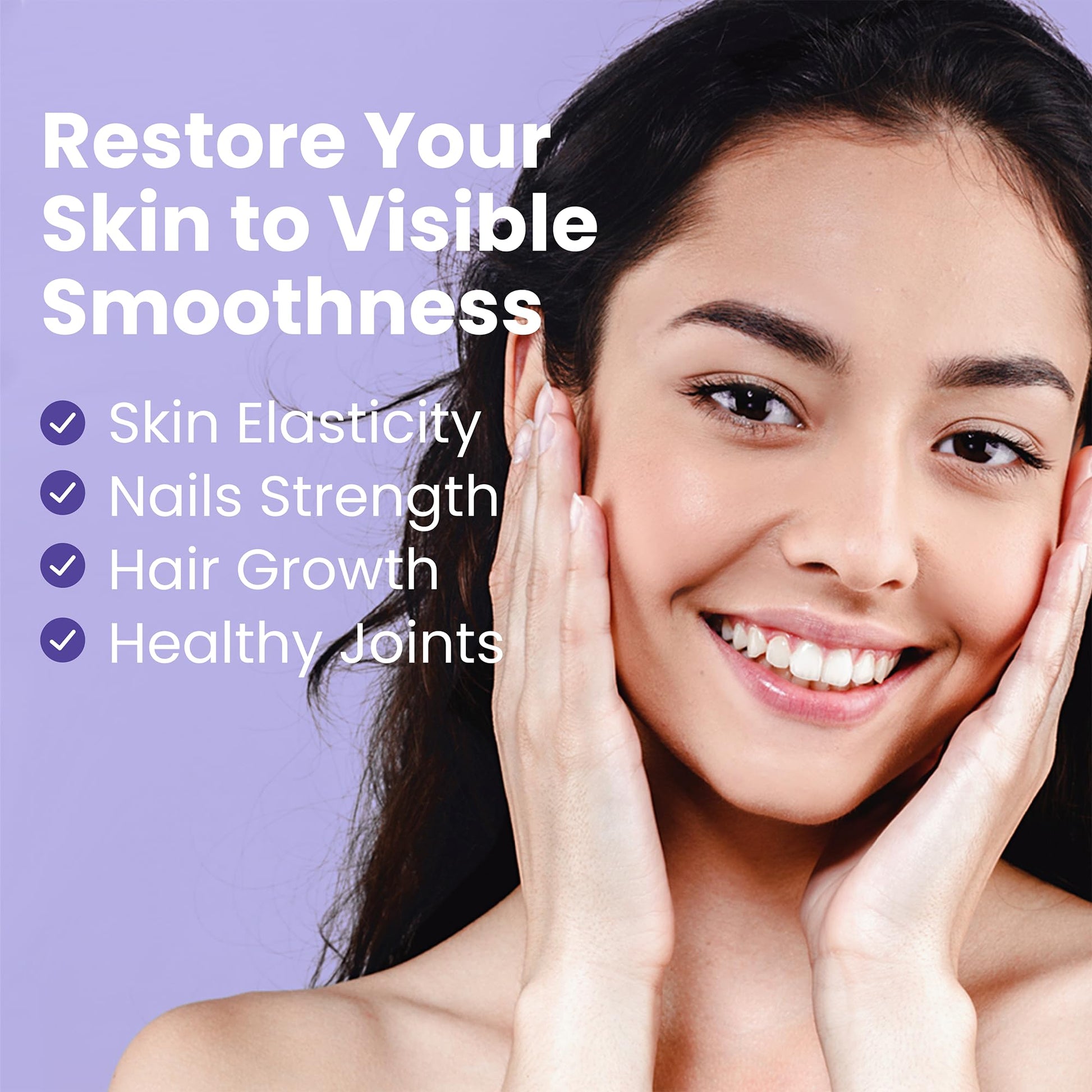 USA imported Sanar Naturals collagen dietary supplement for skin bone and joint health