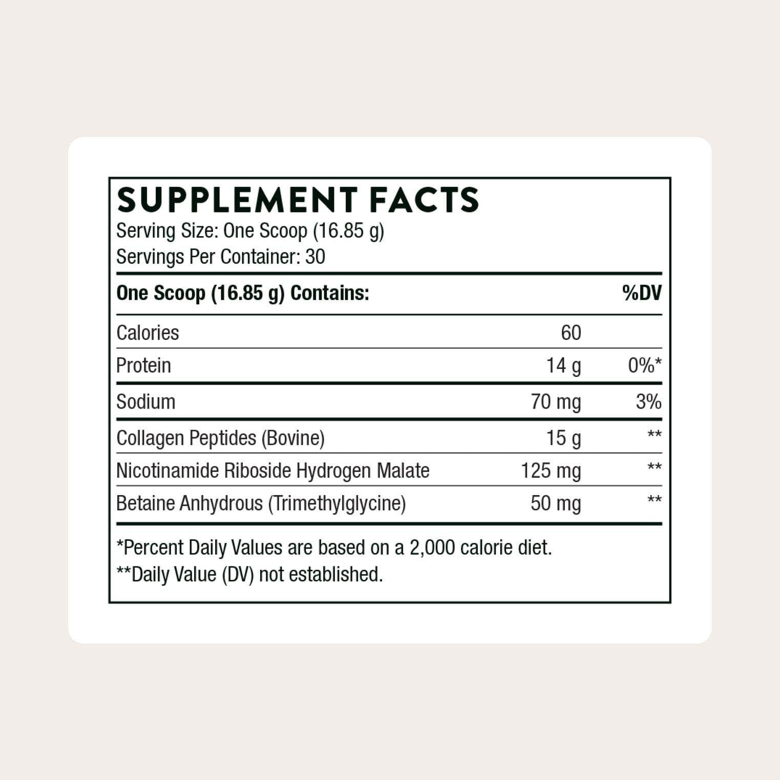 Thorne Collagen Fit container showing ingredients and NSF Certified for Sport seal