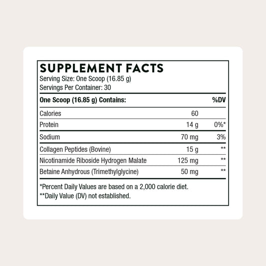 Thorne Collagen Fit container showing ingredients and NSF Certified for Sport seal