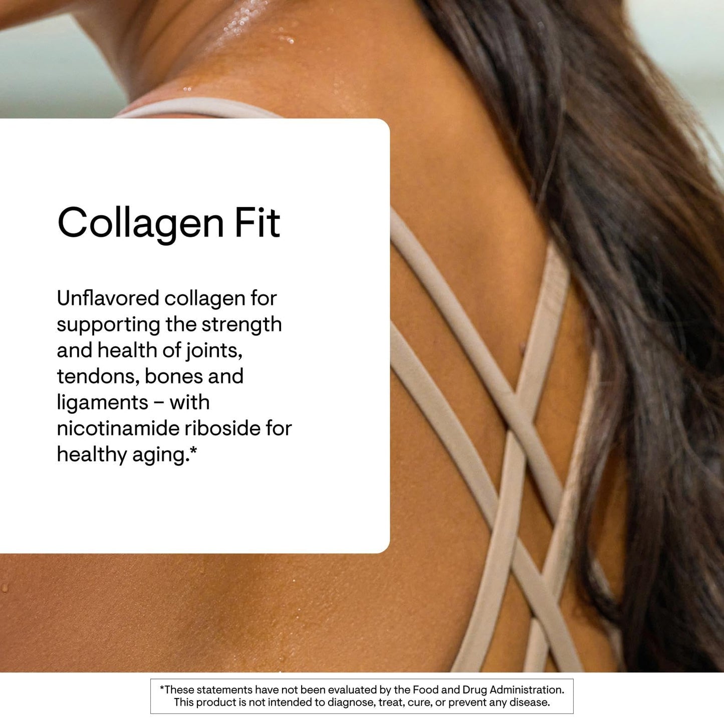 Thorne unflavored collagen peptides powder supplement nutrition facts and serving size information