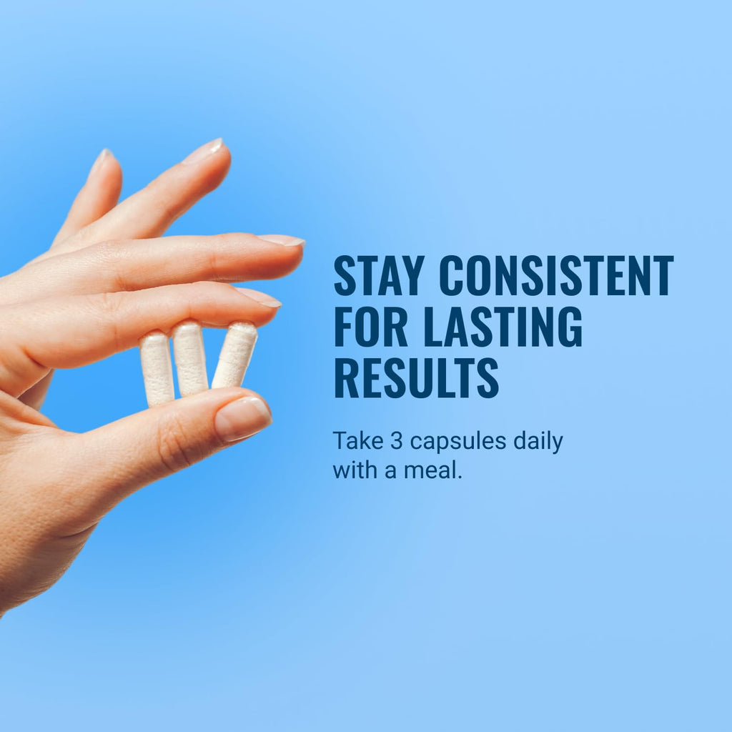 Travel friendly Live Conscious collagen supplement capsules replacing traditional unflavored powders.