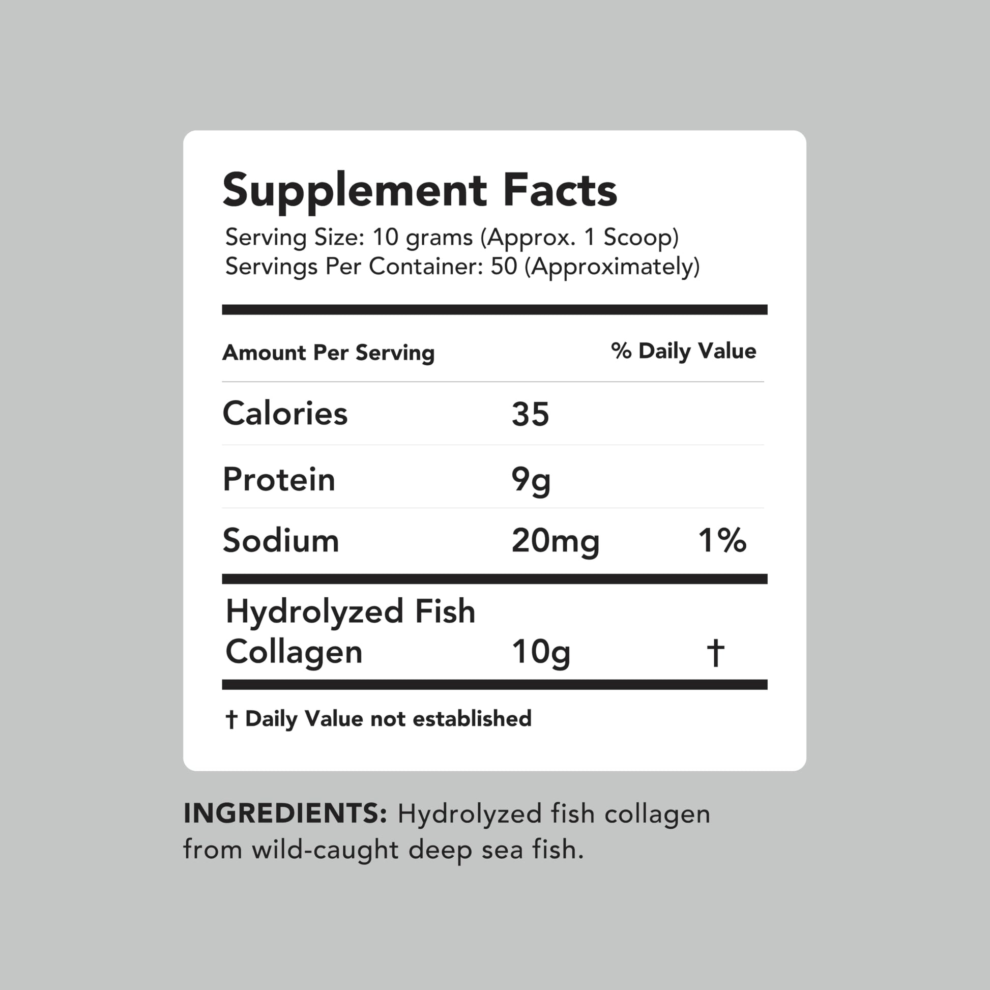 Sustainably sourced wild-caught whitefish marine collagen powder scoop closeup