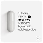 Toniiq Hyaluronic Acid packaging and box overview
