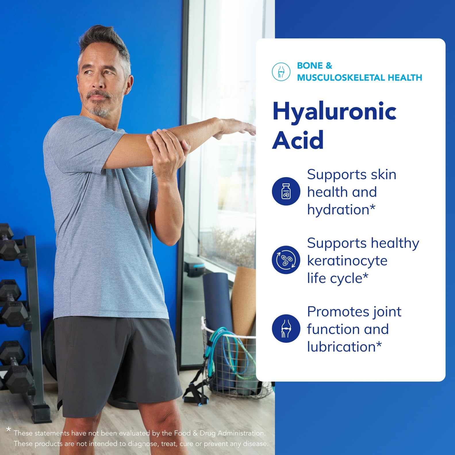 Pure Encapsulations Hyaluronic Acid vegan and gluten-free certification seals