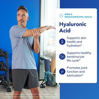 Pure Encapsulations Hyaluronic Acid vegan and gluten-free certification seals