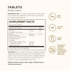 Solgar Collagen Hyaluronic Acid Complex supplement bottle label details