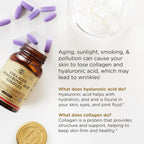 Solgar Collagen Hyaluronic Acid Complex packaging and safety seal