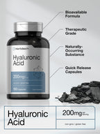 Horbäach Hyaluronic Acid capsules nutritional facts panel