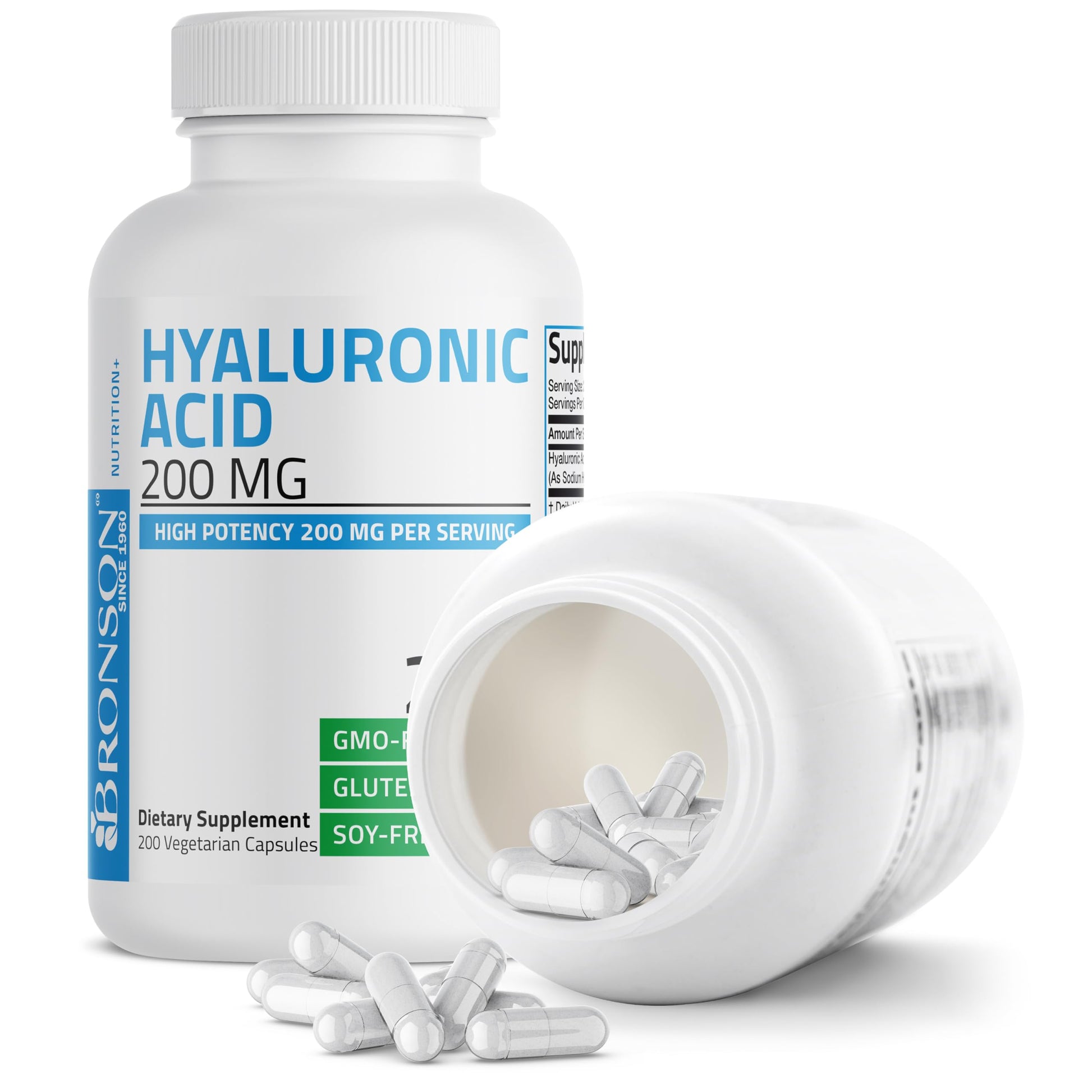 Bronson Hyaluronic Acid Joint And Skin Support Bottle