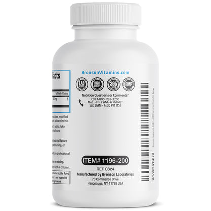 Bronson Hyaluronic Acid Non GMO Quality Badge