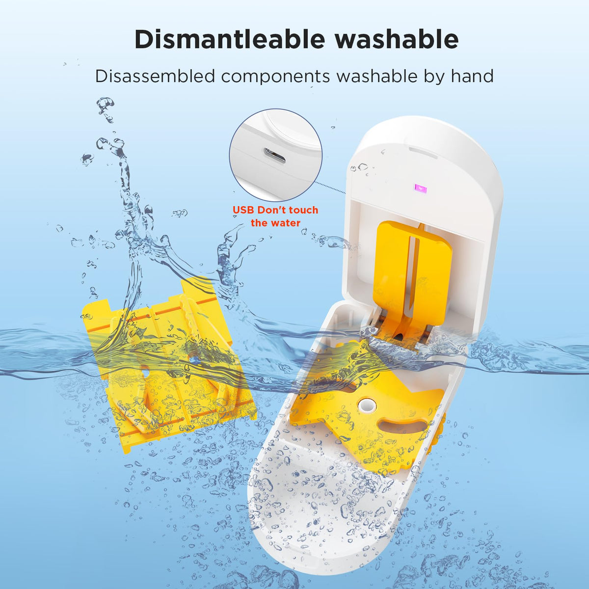 ViLoSa portable medicine cutter showing the adjustable mechanism expanding from 3mm to 25mm for large and small tablets.