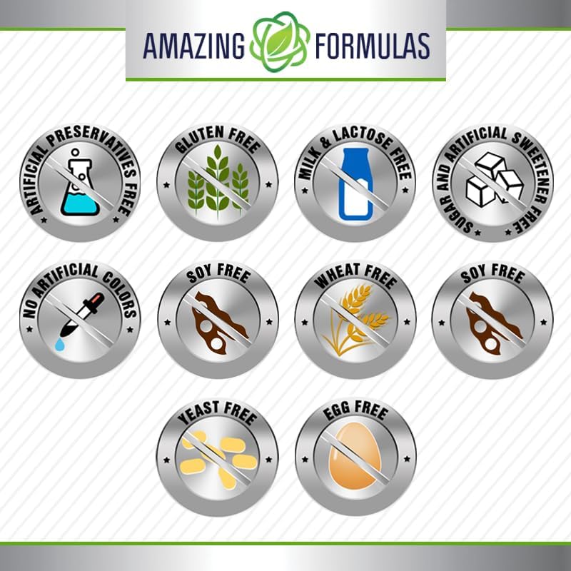 Amazing Formulas dietary supplement capsule close up view