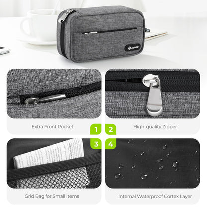 AUVON extra large weekly vitamin holder showcasing high capacity compartments