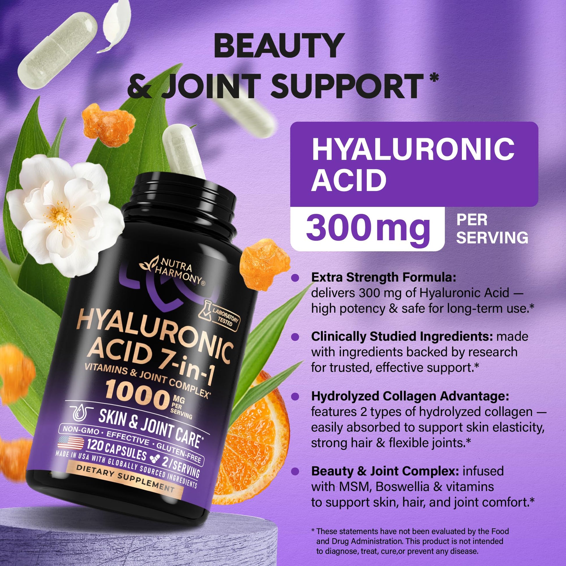 Nutraharmony Skin Hydration and Joint Comfort Supplement