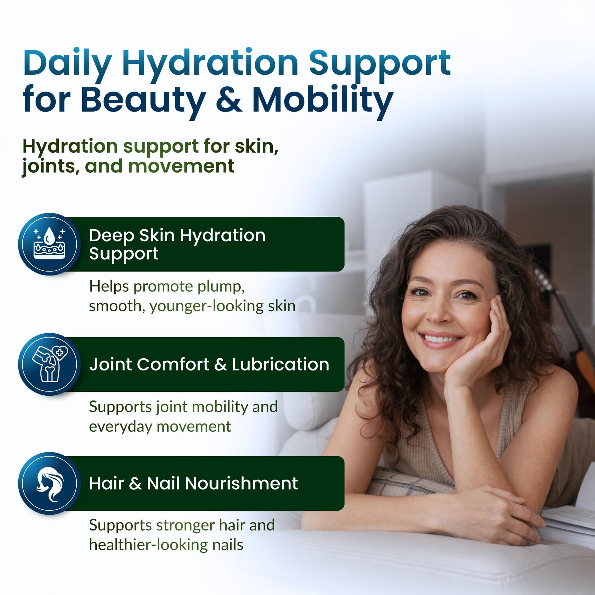 ForestLeaf Hyaluronic Acid Supplement Bottle Back Label