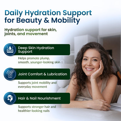 ForestLeaf Hyaluronic Acid Supplement Bottle Back Label