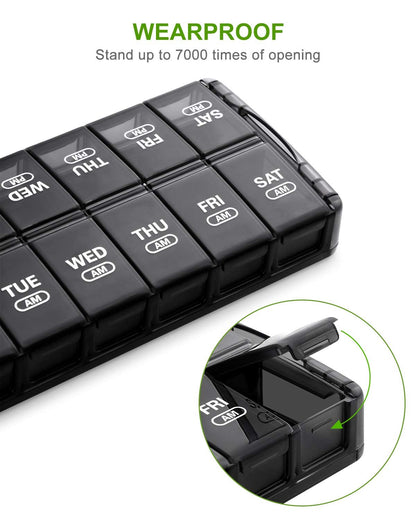 Sukuos food grade BPA free plastic supplement container close up details.