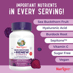 MaryRuth Organics Skin Restore And Renew Gummies dietary certifications badge