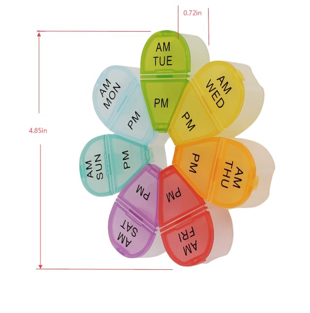Close-up view of the high-adhesion AM and PM printed lettering on the Zhengyuan flower shaped container