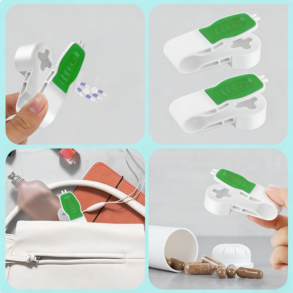 Close up view of the ergonomic lever mechanism on the EK-Memory-Fish pill dispenser tool