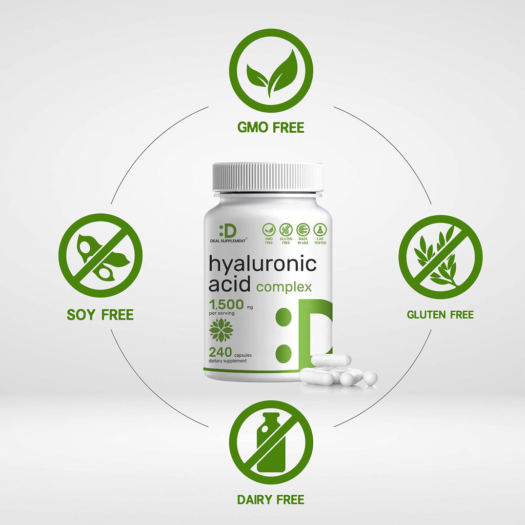 Deal Supplement Hyaluronic Acid complex ingredients and potency details