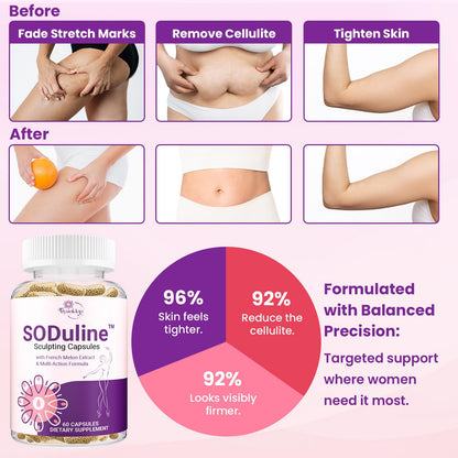Back label of Tiyuoklop Anti Cellulite Supplement showing supplement facts and directions