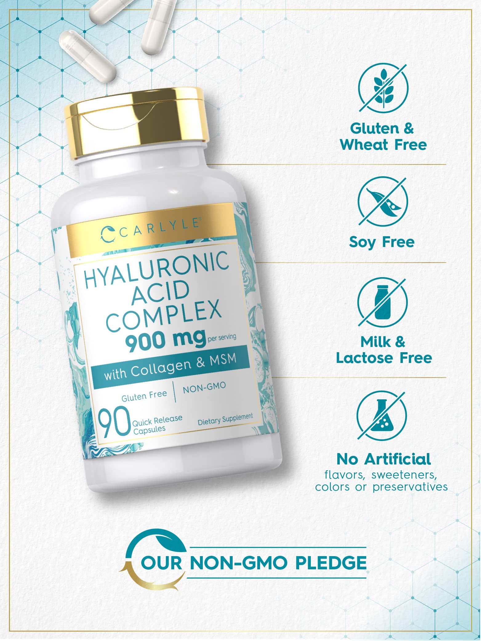 Carlyle Hyaluronic Acid Complex Ingredients Details