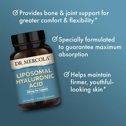Dr. Mercola Liposomal Hyaluronic Acid LipoVantage technology seal
