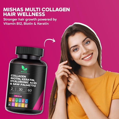 Mishas Multi Collagen premium imported beauty supplement