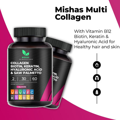 Mishas Multi Collagen authentic USA import packaging
