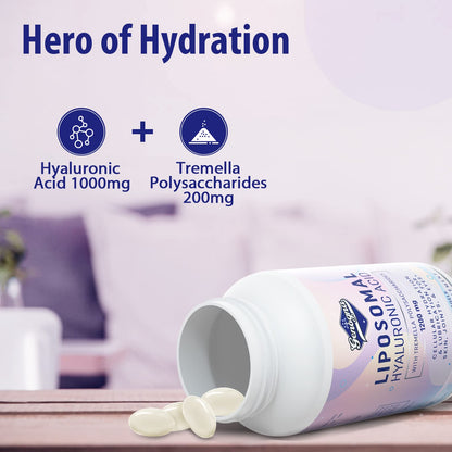 Genogna Liposomal Natural Hyaluronic Acid capsules bottle back side