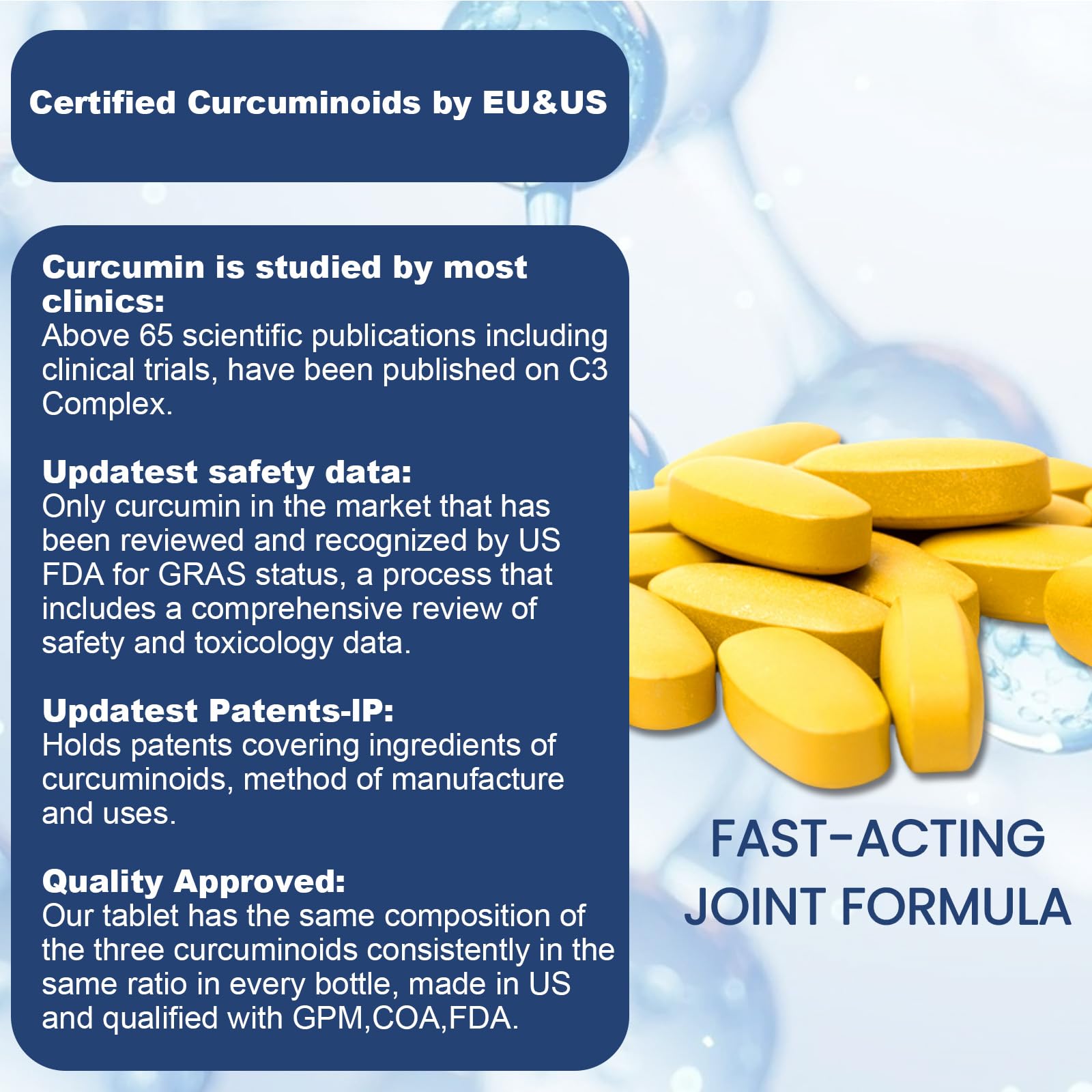 Keszciy Hyaluronic Acid Joint Support imported USA seal