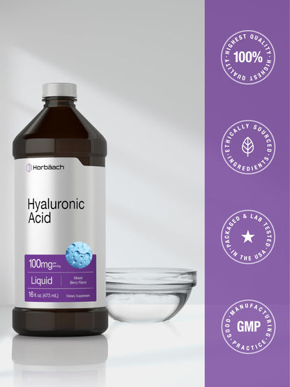 Horbaach Liquid Hyaluronic Acid retail packaging