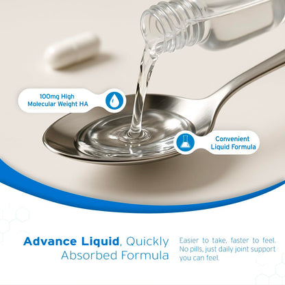 Hyalogic Hyaluronic Acid Liquid 12 Fluid Ounces Size