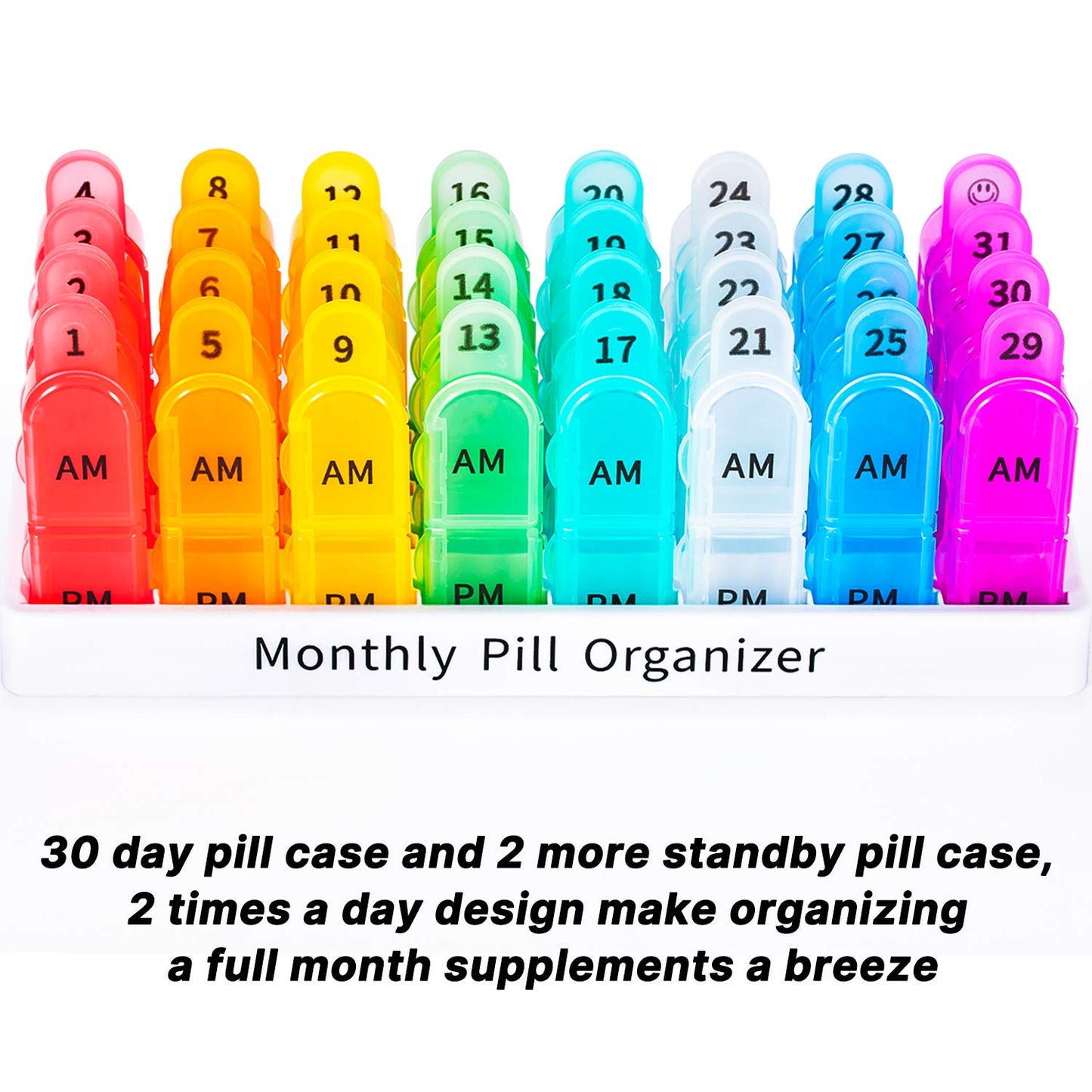 Travel friendly individual prescription pod sliding into a small pocket.